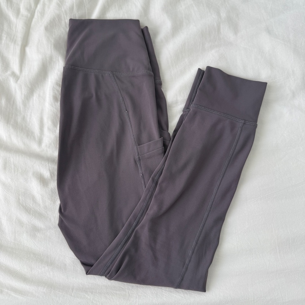 Fabletics Plum-Tone High-Rise Leggings